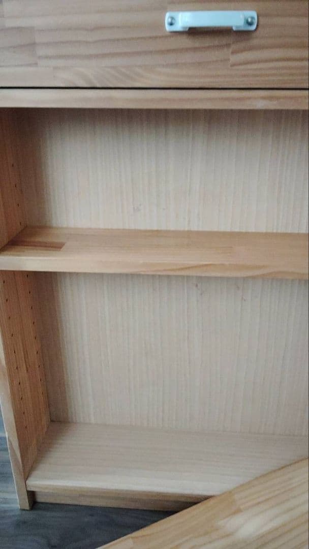 MOMO NATURAL 木製キッチンカウンター タイル天板付き