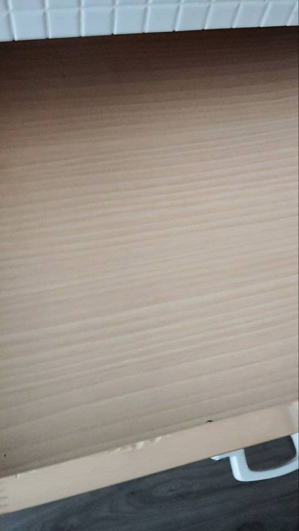 MOMO NATURAL 木製キッチンカウンター タイル天板付き