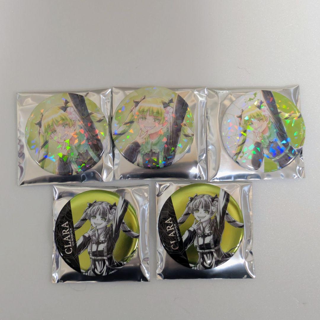 魔入りました！入間くん 一撃コレクション 缶バッジ クララ 5個セット