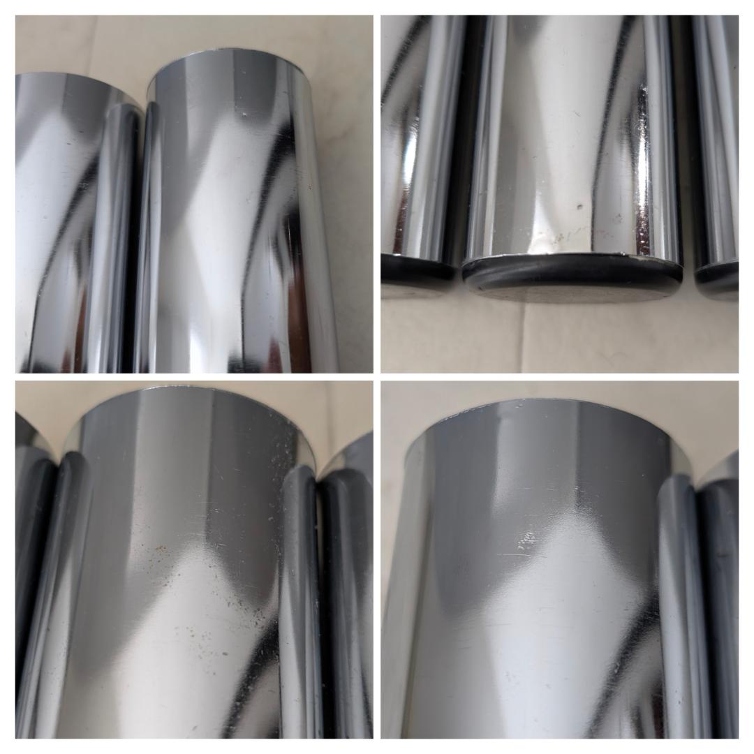 ビンテージ　ビーンズ型 リビングテーブル　クローム脚　90年代　Y2K ポップ