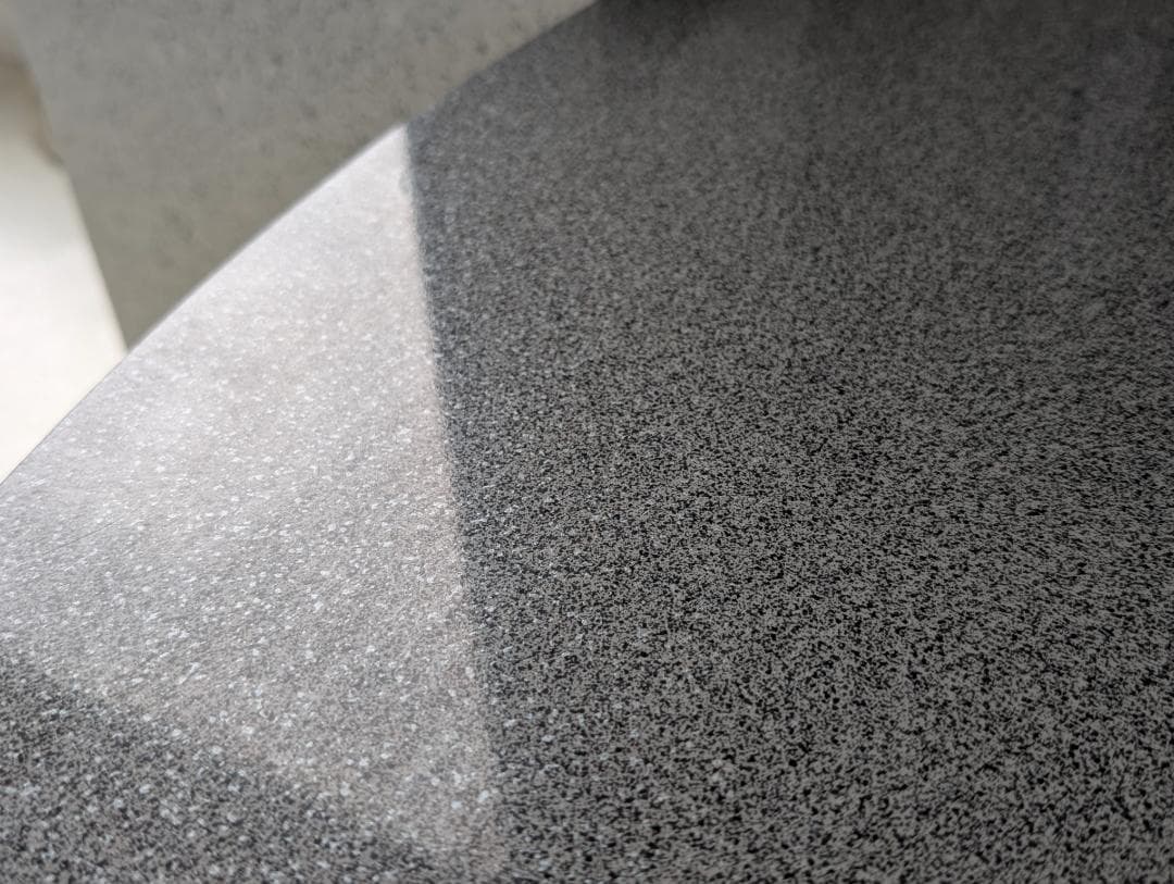 ビンテージ　ビーンズ型 リビングテーブル　クローム脚　90年代　Y2K ポップ