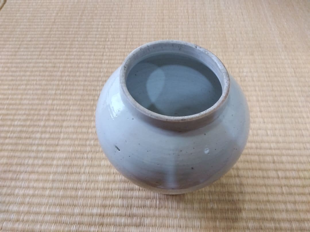 骨董品　李朝時代　白磁器　壺
