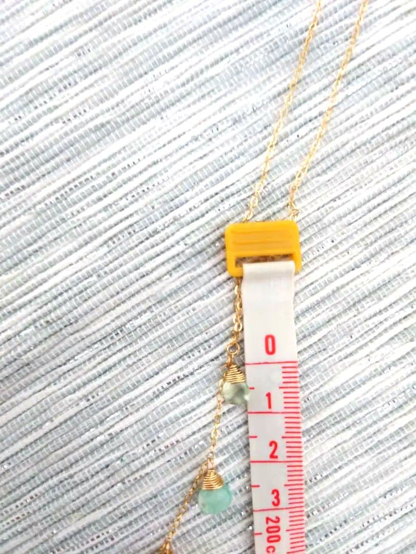 HAWAIIファイティングイール　アクアマリン・ムーンストーン天然石ネックレス