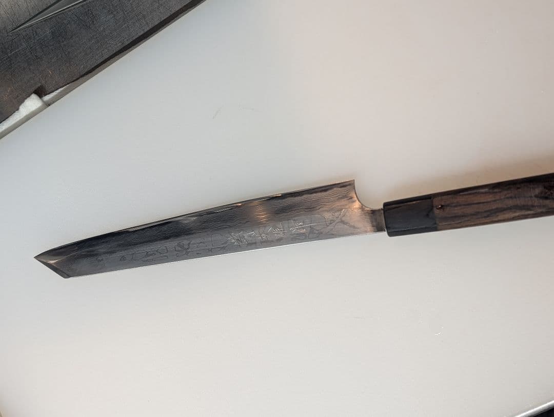 北岡英雄　越前英雄作　柳刃切付け