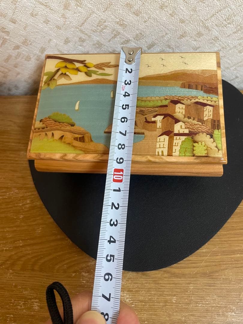 stinga tarsia 象眼細工　木製　オルゴールつき　ジュエリーボックス