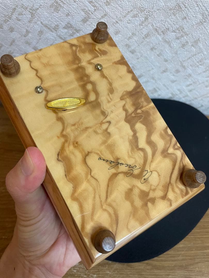 stinga tarsia 象眼細工　木製　オルゴールつき　ジュエリーボックス