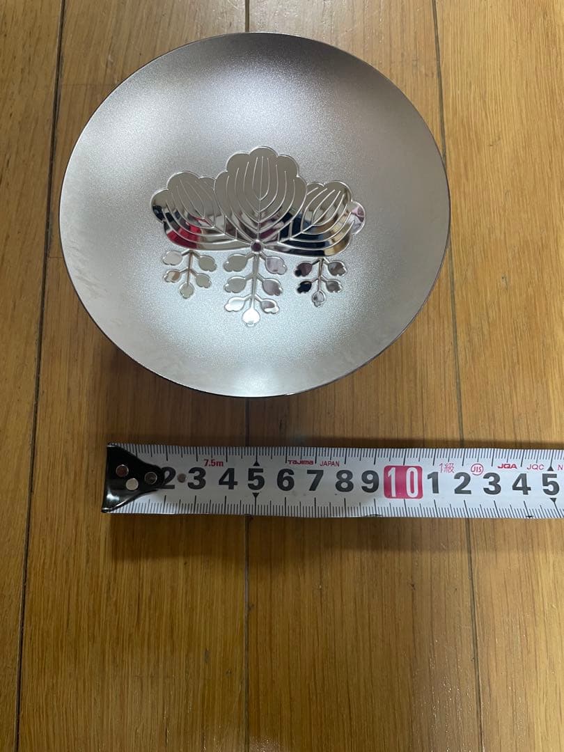 内閣総理大臣贈呈 銀杯 純銀 SILVER 共箱 証書付き 平和祈念 記念品