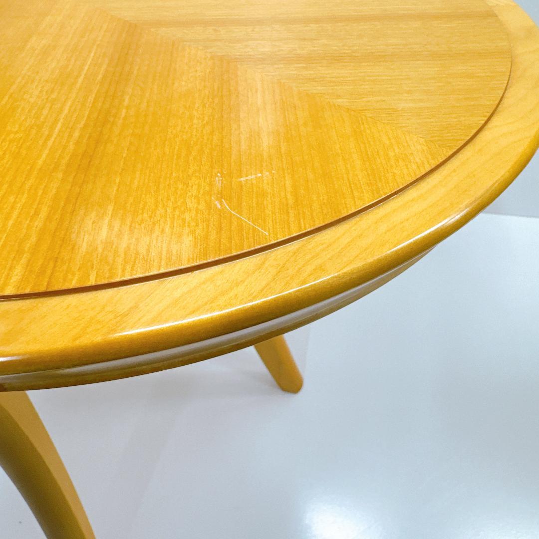 【良品】モリシゲ 木製 センターテーブル 楕円形