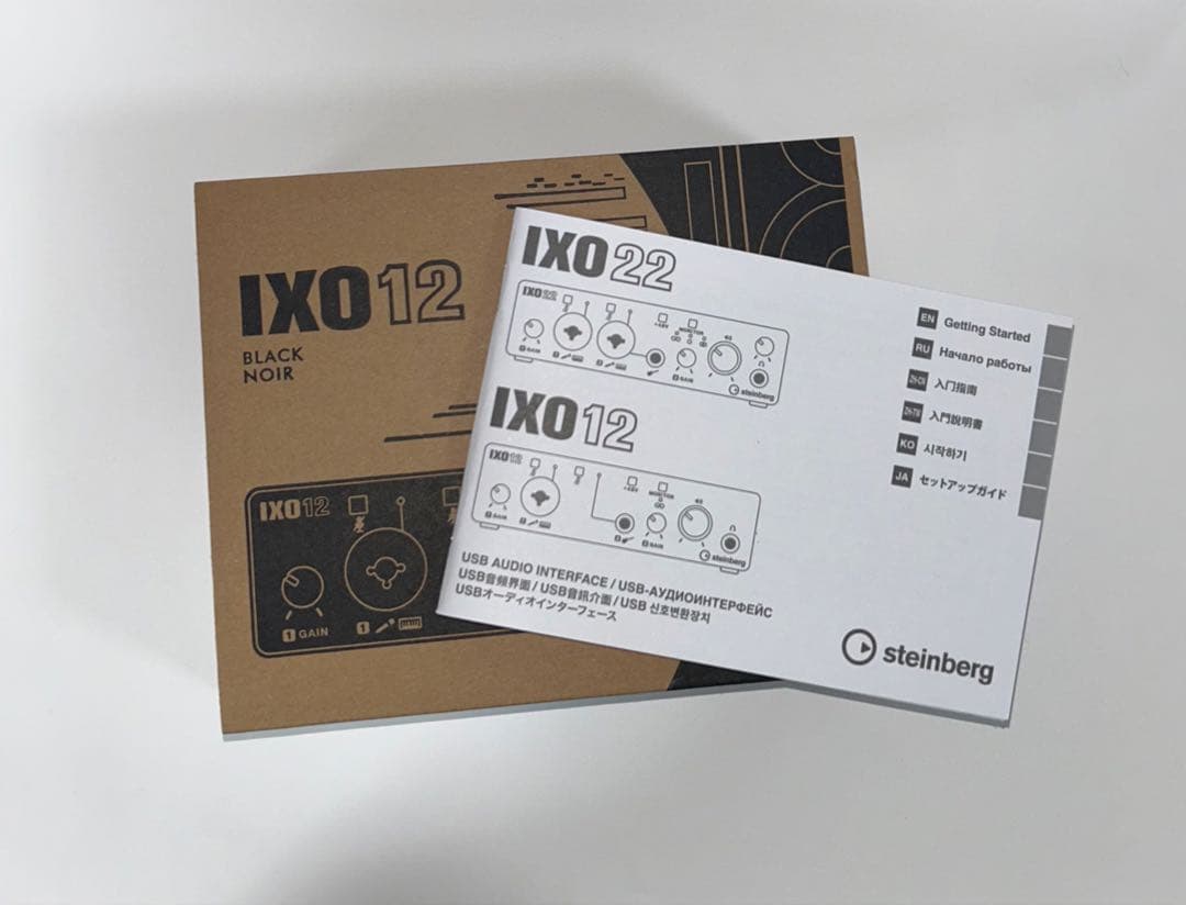steinberg IXO 12 オーディオインターフェイス　箱、説明書付き