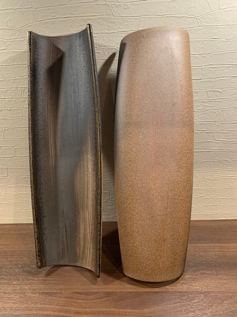 金彩 舟形鉢 約41cm 和食器 細長大皿 日本製