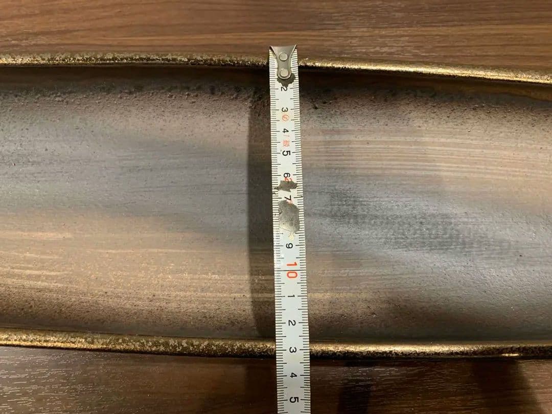 金彩 舟形鉢 約41cm 和食器 細長大皿 日本製