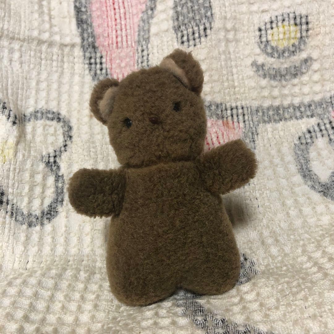 サンリオ 昭和レトロ ヴィンテージ 旧ロゴ 小さなクマ ぬいぐるみ 中古