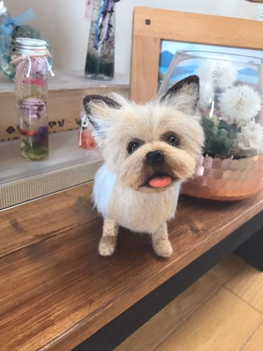 羊毛フェルト　ヨークシャテリア