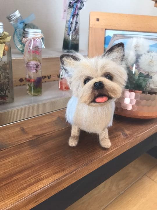 羊毛フェルト　ヨークシャテリア