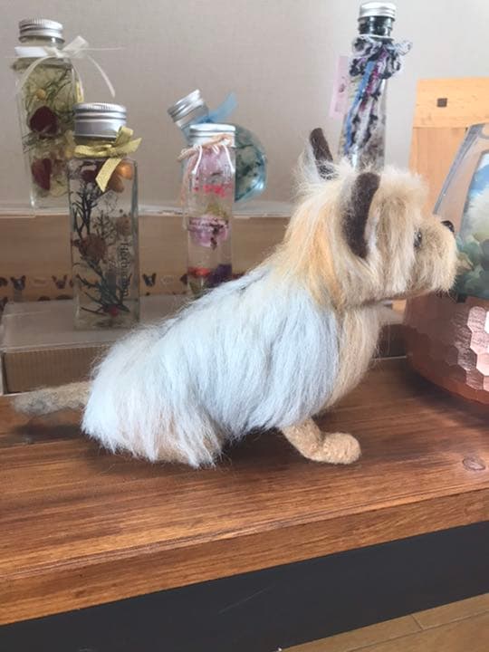 羊毛フェルト　ヨークシャテリア