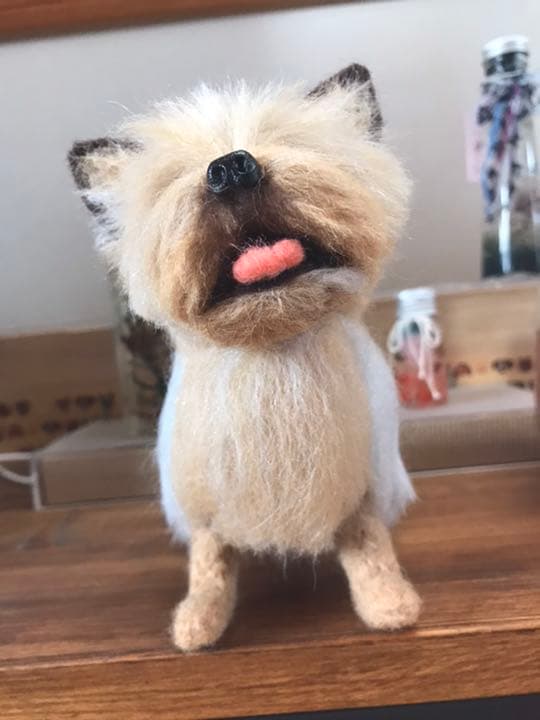 羊毛フェルト　ヨークシャテリア