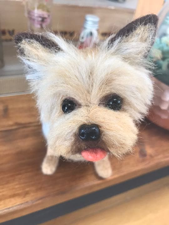 羊毛フェルト　ヨークシャテリア