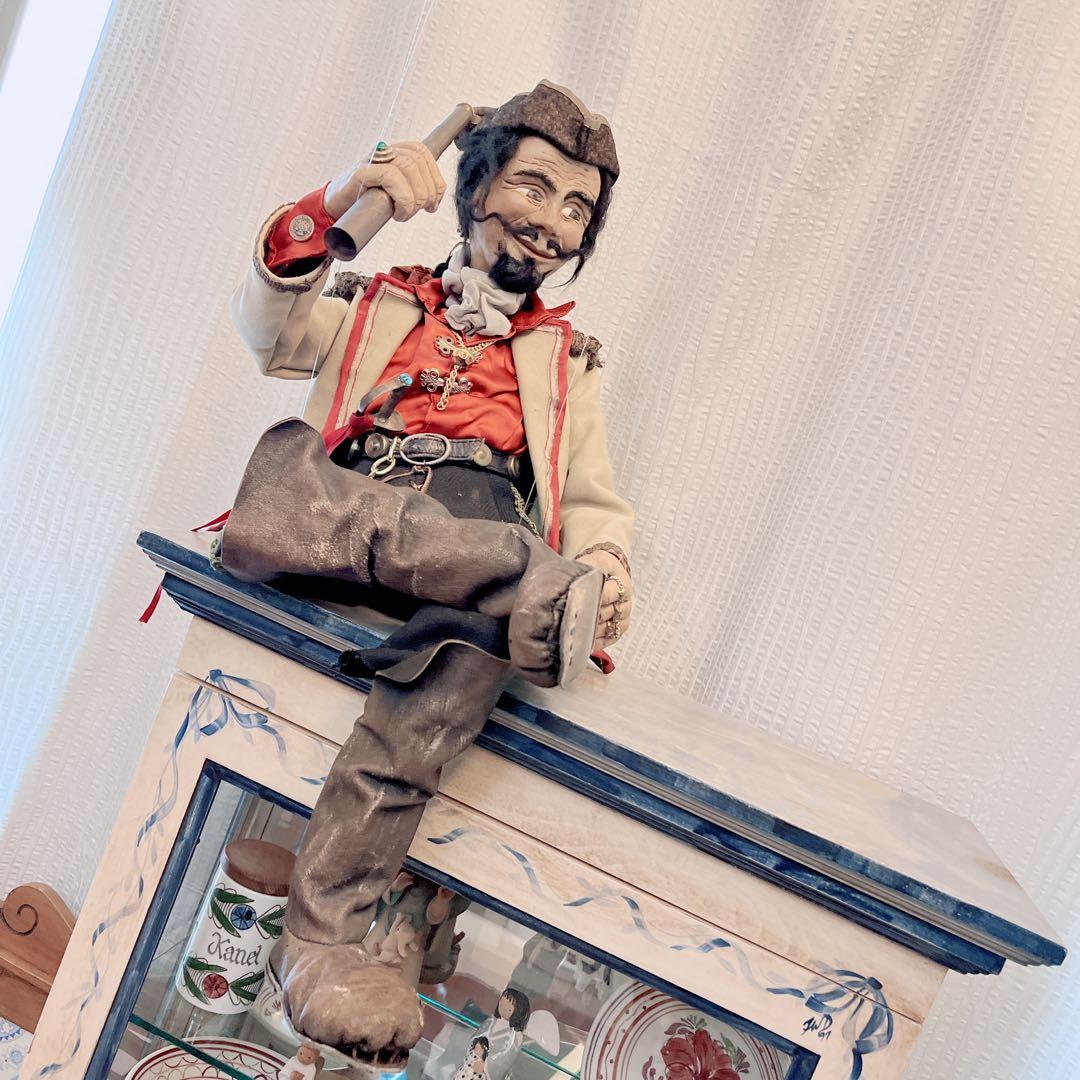 ハンドメイドマリオネット　海賊あやつり人形　ザルツブルグアンティーク