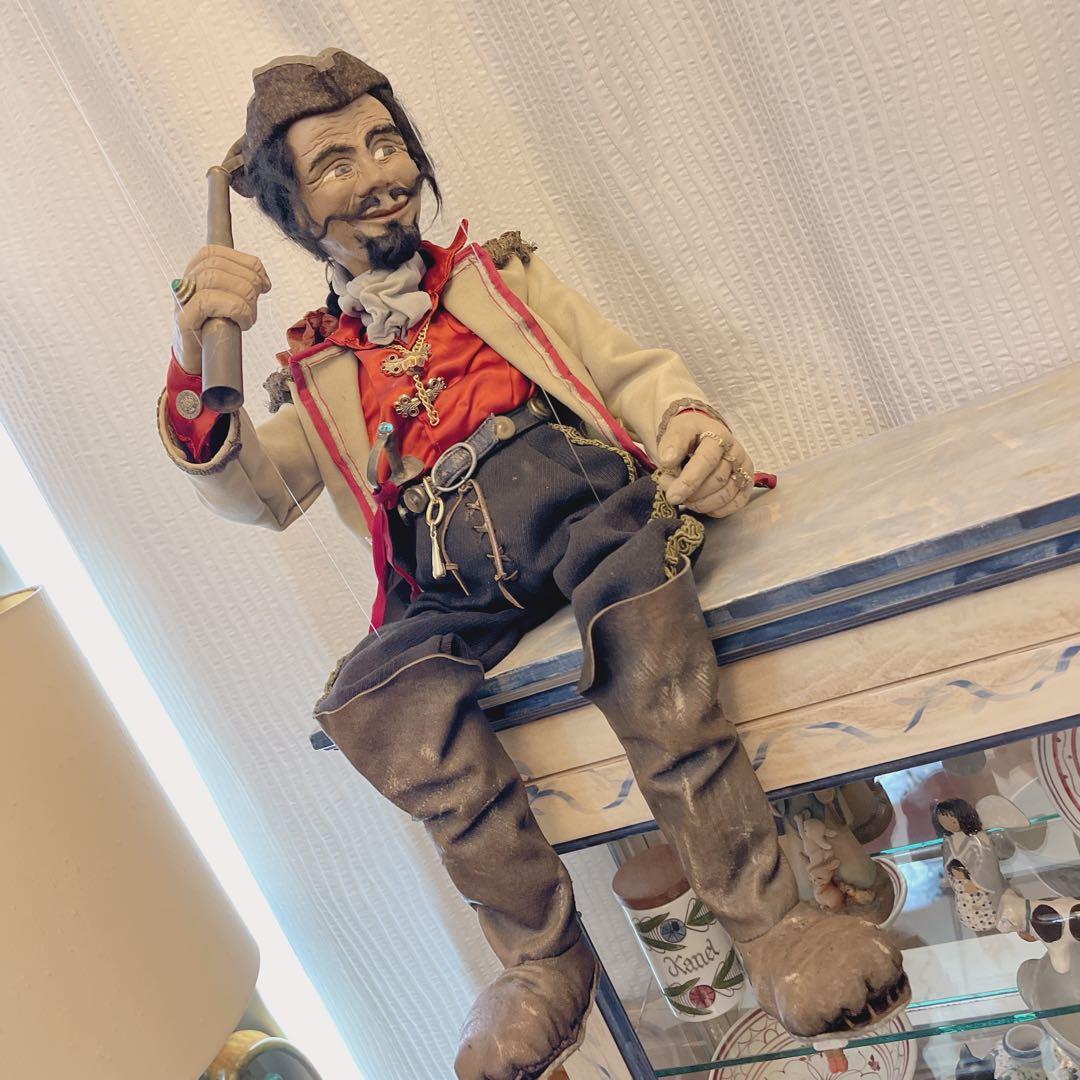 ハンドメイドマリオネット　海賊あやつり人形　ザルツブルグアンティーク