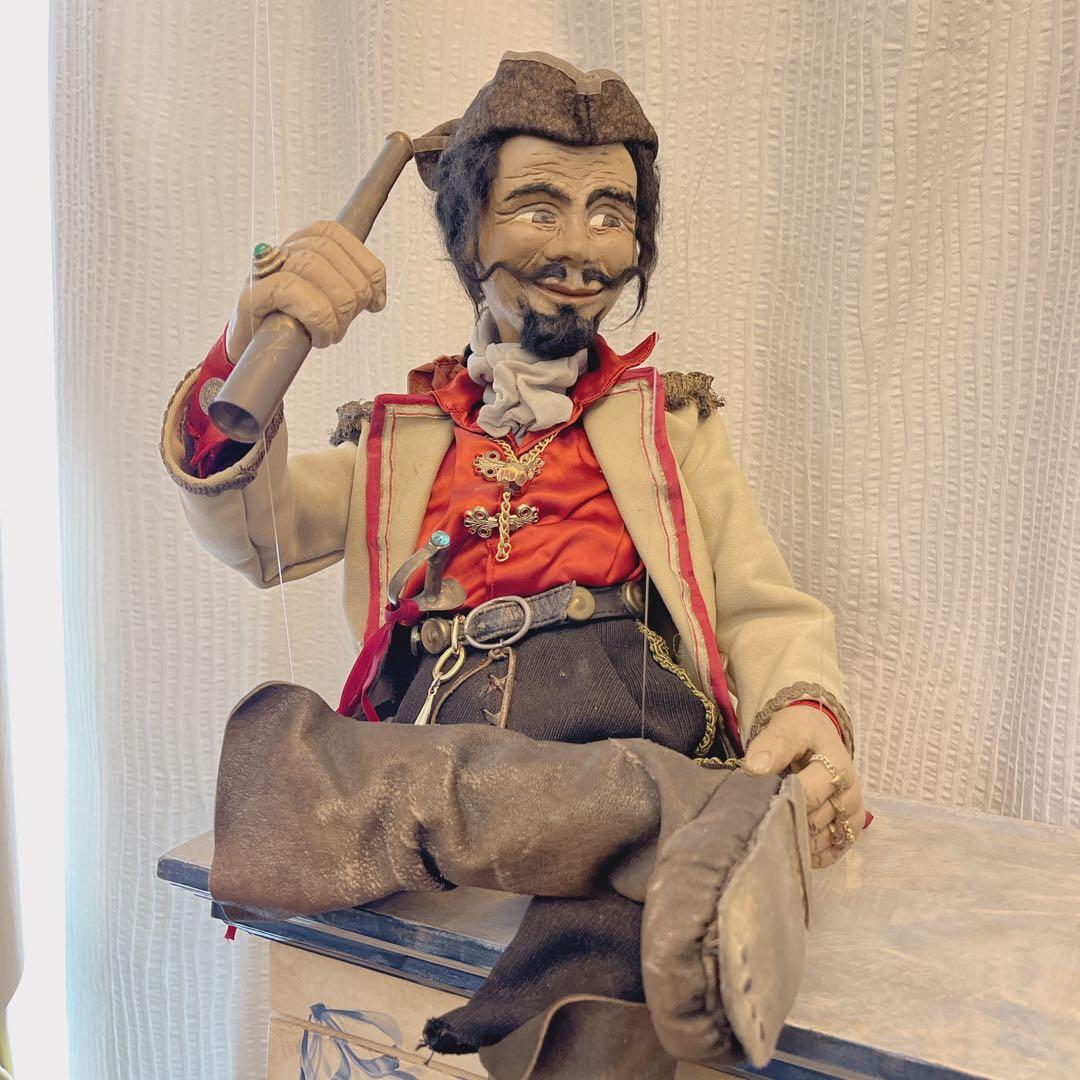 ハンドメイドマリオネット　海賊あやつり人形　ザルツブルグアンティーク