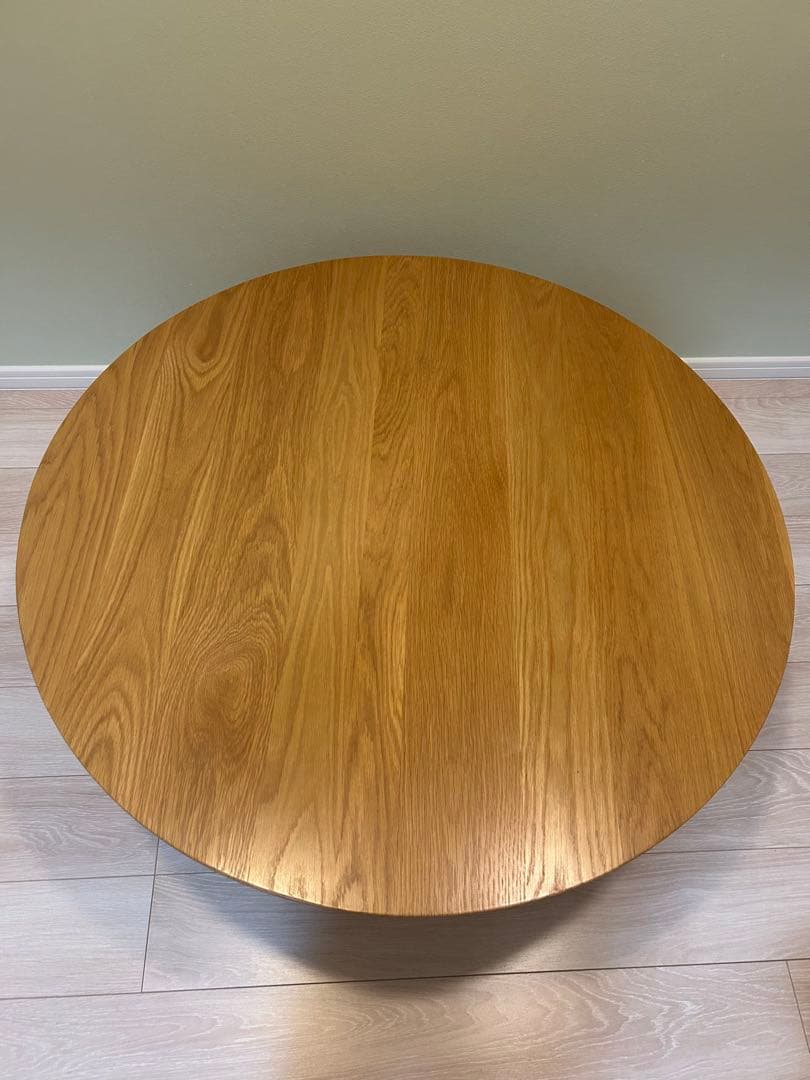 週末終了❣️リセノ100Φセンターテーブル リバー丸