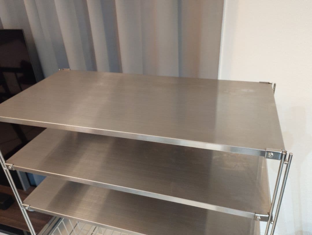 【IDさま】無印良品　ステンレスユニットシェルフ キッチン ラック