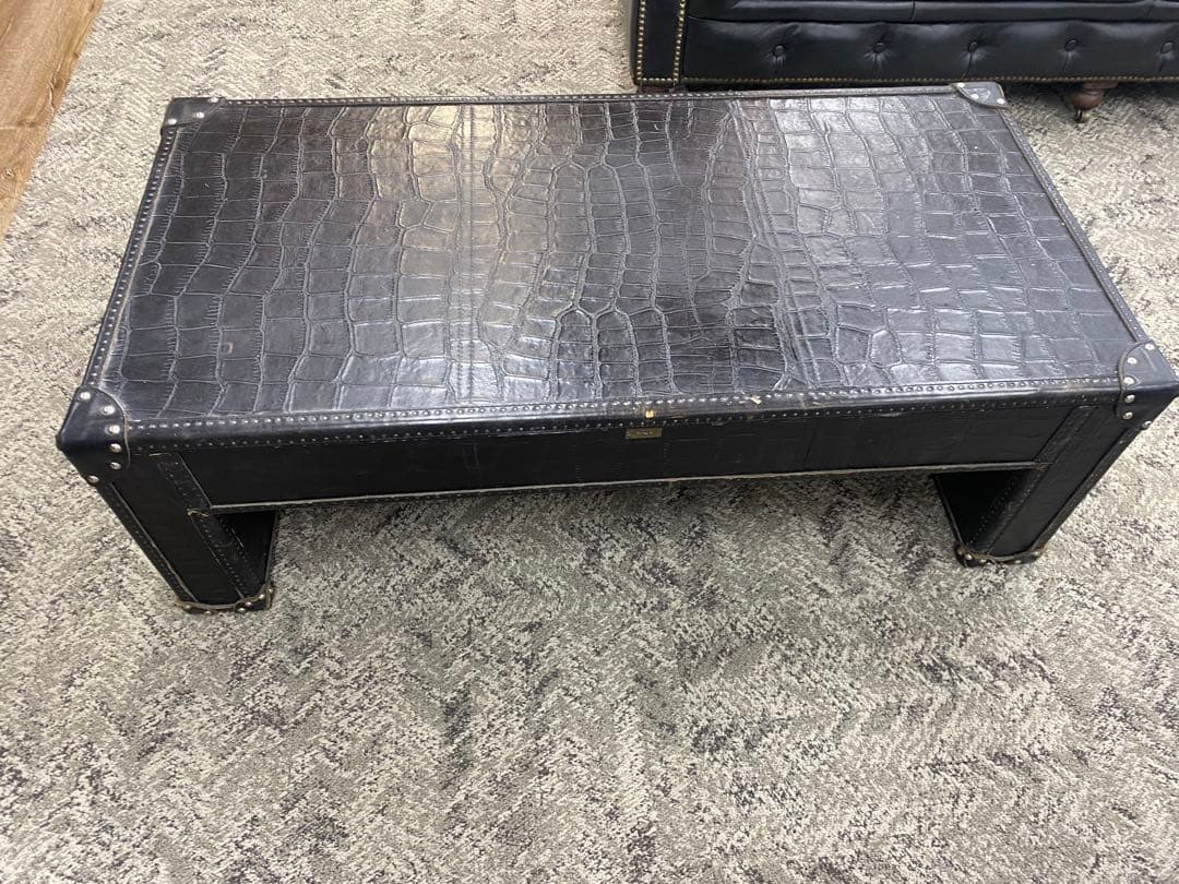 HALO クロコダイル調 センターテーブル(ビンテージ)