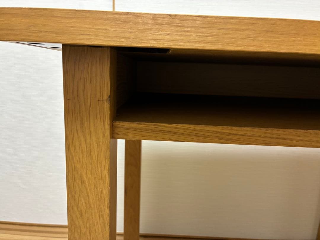 無印良品 パソコンデスク 木製デスク ブラウン系 勉強机 作業台 シンプル