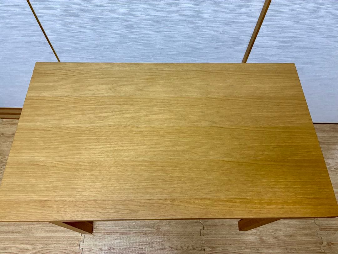 無印良品 パソコンデスク 木製デスク ブラウン系 勉強机 作業台 シンプル