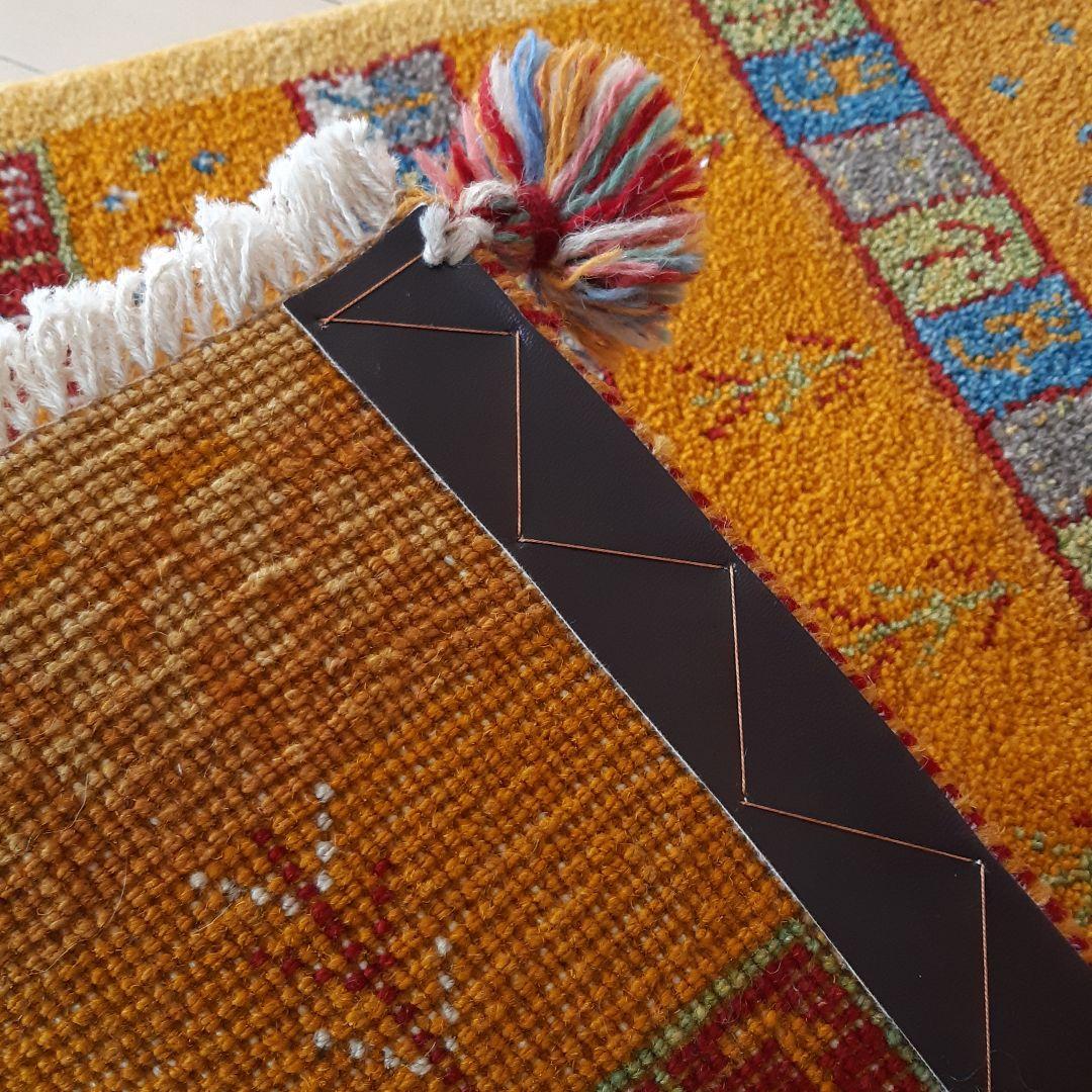 模様替え♪手織りラグ　太陽と月の光ギャッベ　玄関マット