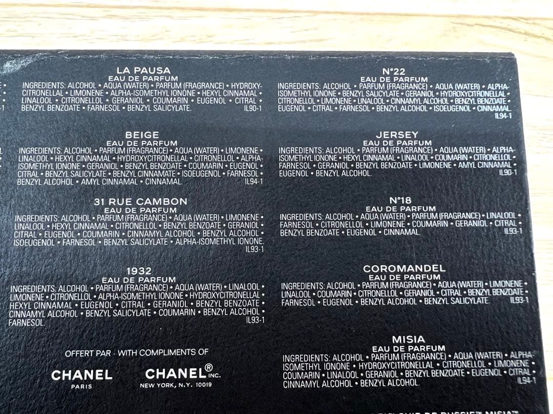 CHANEL レ ゼクスクルジフ ドゥ シャネル 香水 4ml 14本セット