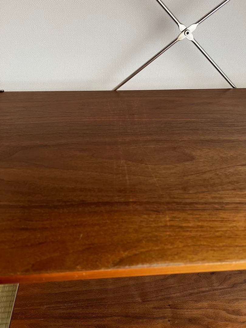 無印　ユニットシェルフ　中　ワイド　ウォールナット