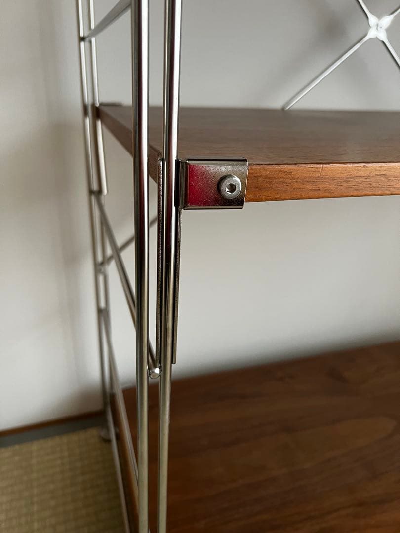 無印　ユニットシェルフ　中　ワイド　ウォールナット