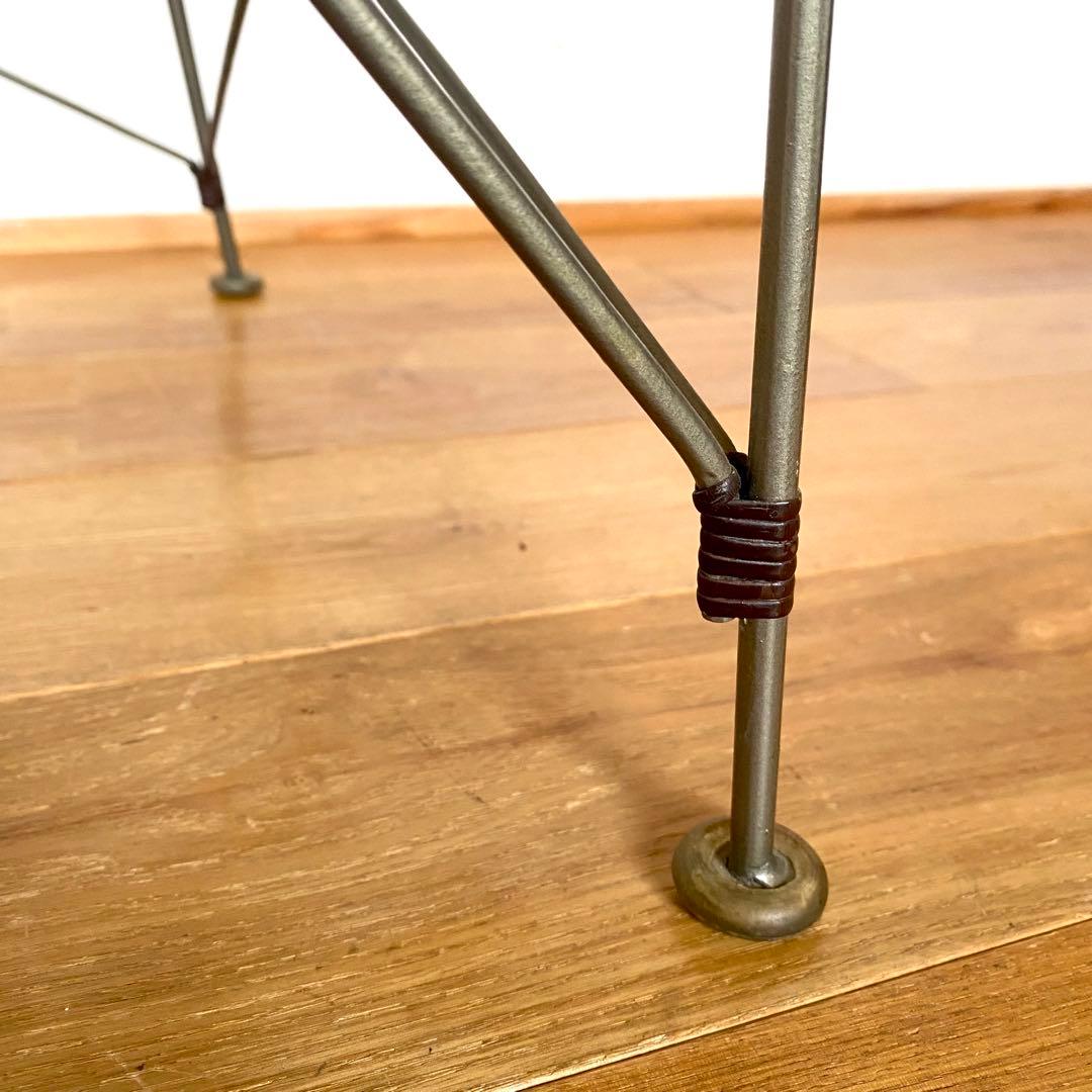 ラタン×スチール アームチェア YAMAKAWA RATTAN 旧モデル推定