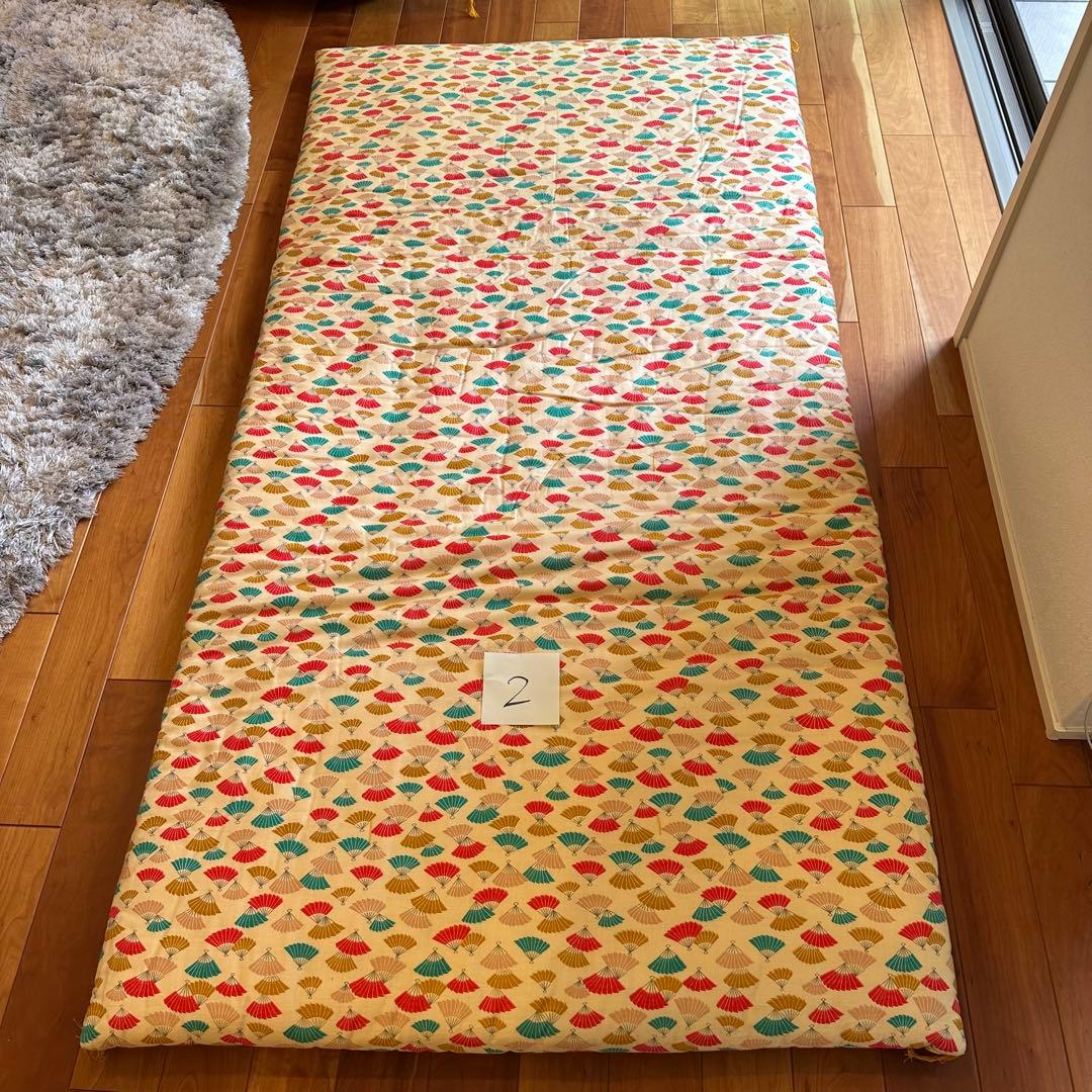 2組セット 敷布団2枚 掛け布団2枚 未使用 真綿 セット販売のみ 合計4枚