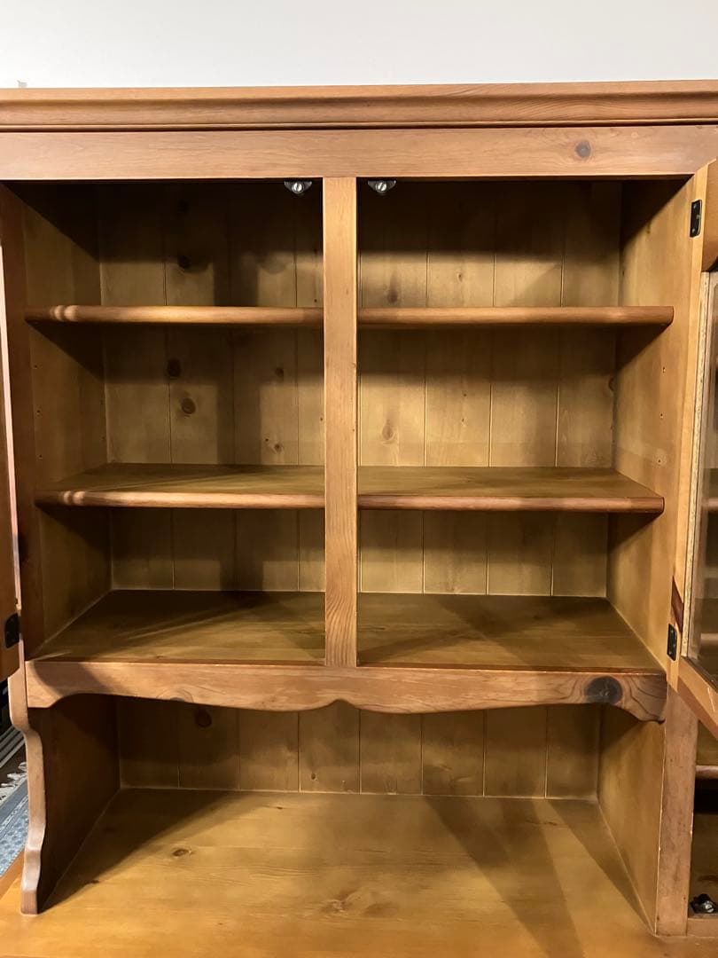 P*f様 コスガプロバンスシリーズ　食器棚　パイン無垢材　フレンチカントリー　送