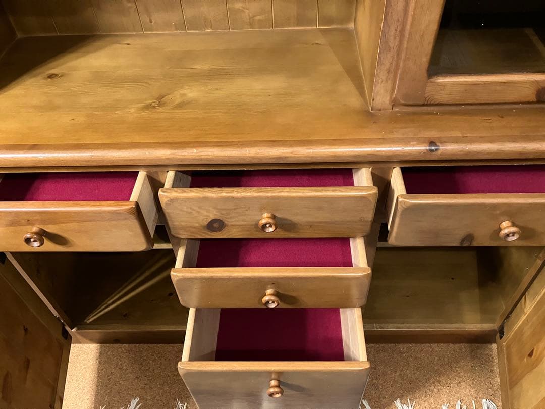 P*f様 コスガプロバンスシリーズ　食器棚　パイン無垢材　フレンチカントリー　送