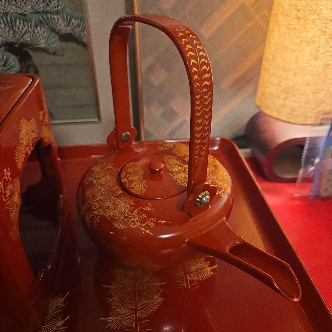 屠蘇器　松竹梅　三揃い