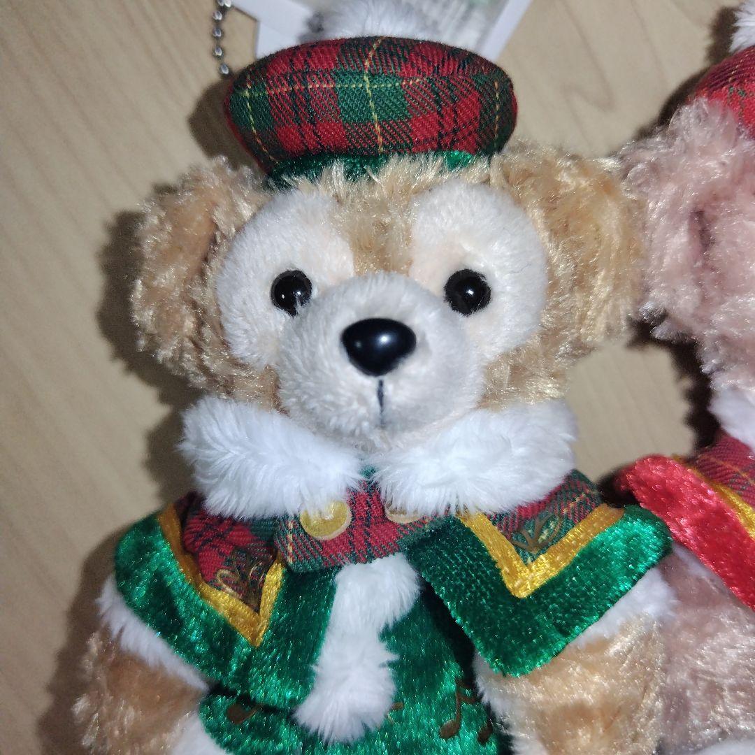 ダッフィー シェリーメイ クリスマス2012 ぬいぐるみバッジ 2体セット