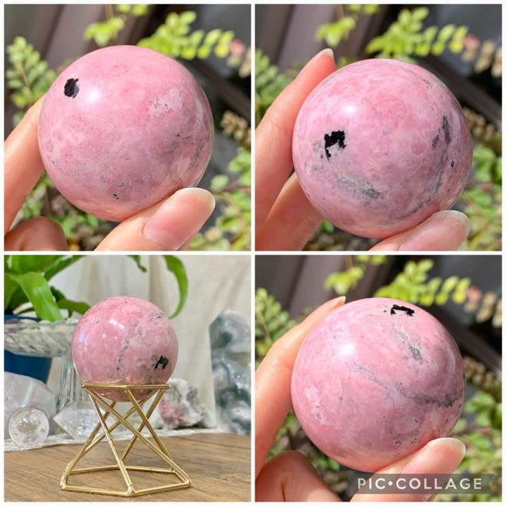 レアカラー！　ロードナイトスフィア　ペルー産　天然石