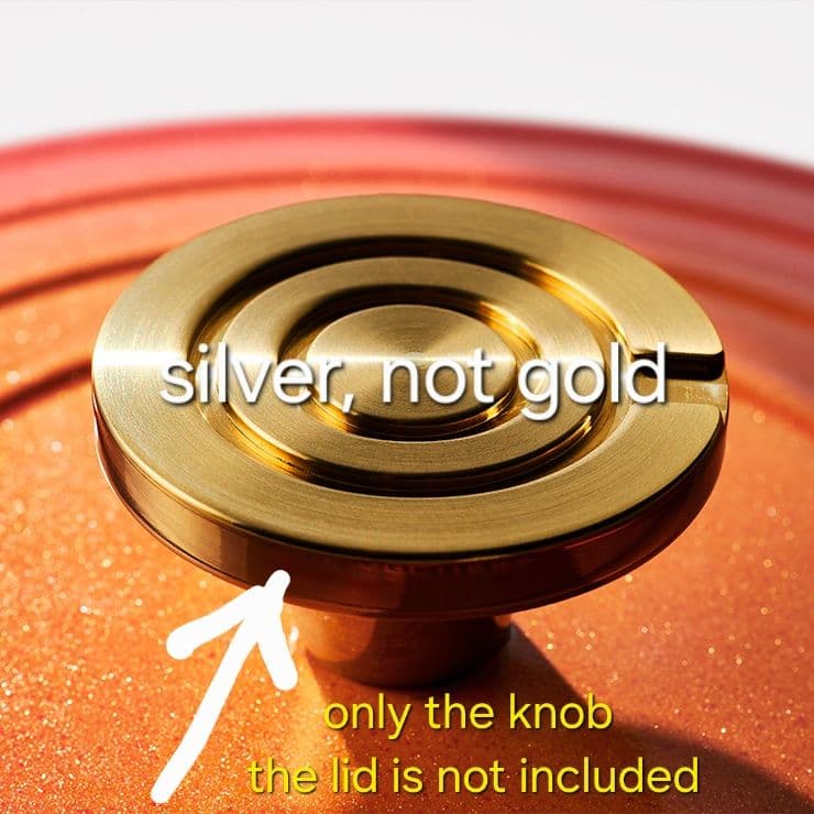 ルクルーゼ 100周年 ツマミ シルバー 海外限定 レア - メルカリ