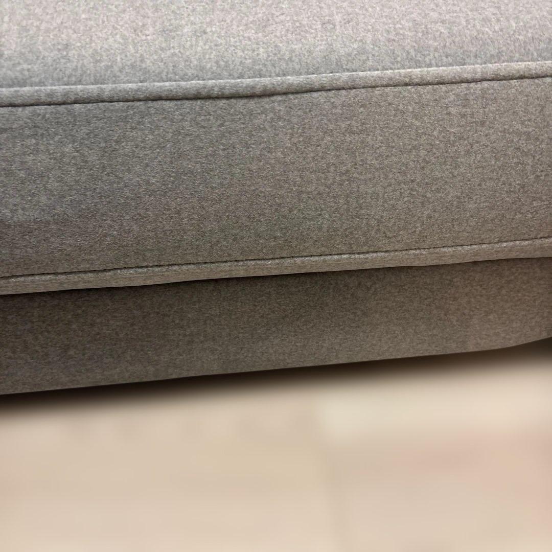 プルーフテックス L型 コーナーカウチソファ グレー クッション4個付き