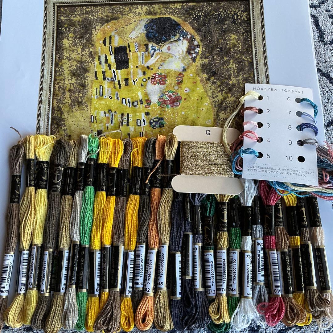 HOBBYRA HOBBYRE クロスステッチ 接吻