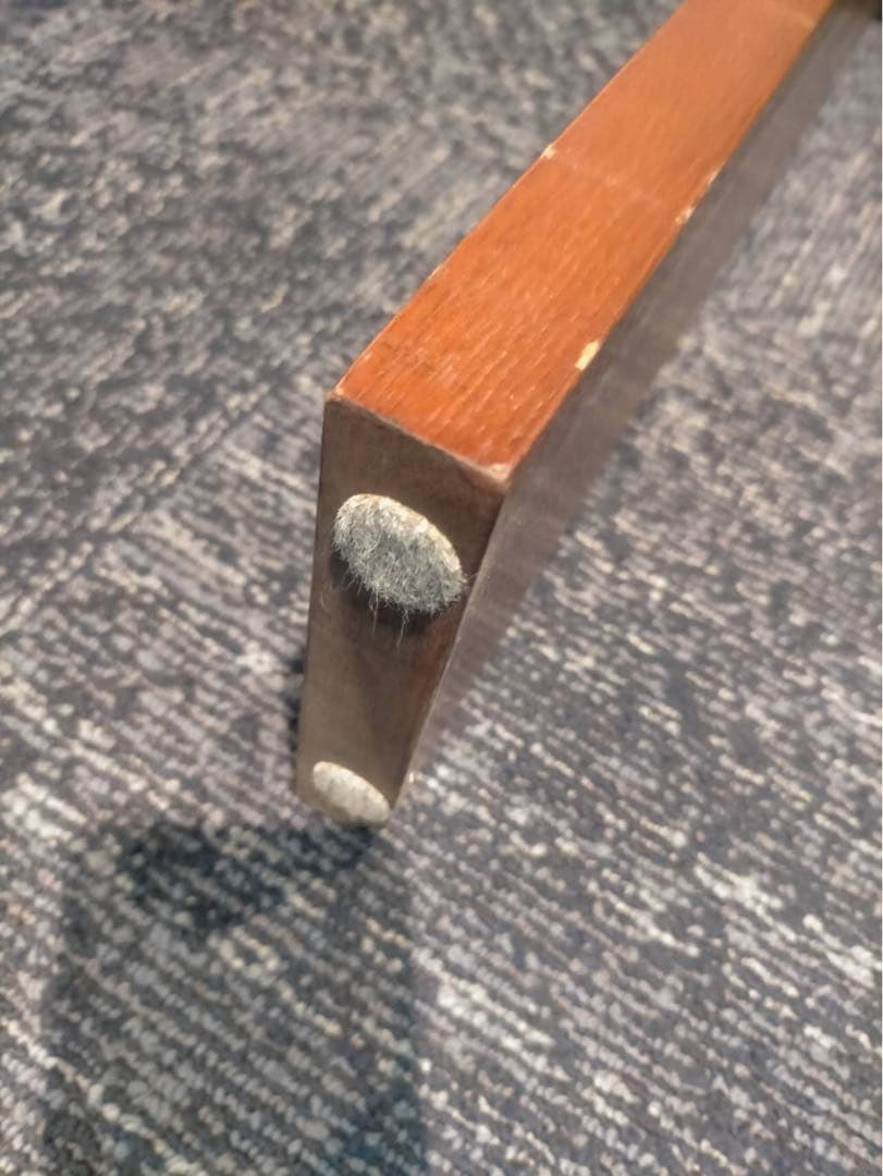 ガラス天板 木製脚 テーブル　ダイニングテーブルのみ