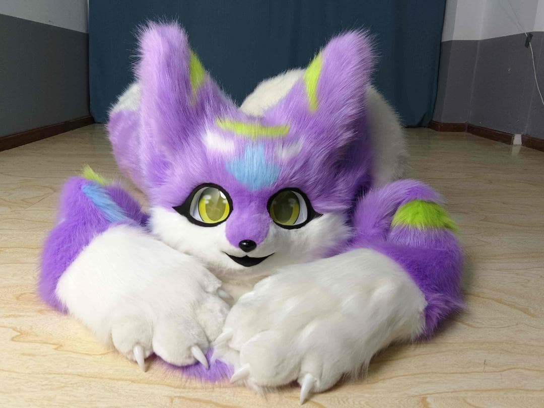 ケモノ 着ぐるみ コスプレ ファースーツ　 コスチューム　マスク fursuit