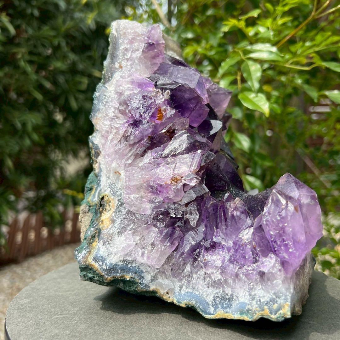 ✳✨大型美紫ハイパワー✨最強浄化や魔除けに✨アメジストクラスター 天然石 原石