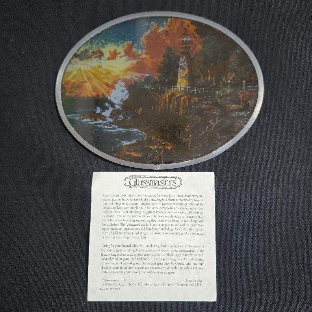 トーマスキンケード　ヴィンテージステンドグラス平和の光【新品】