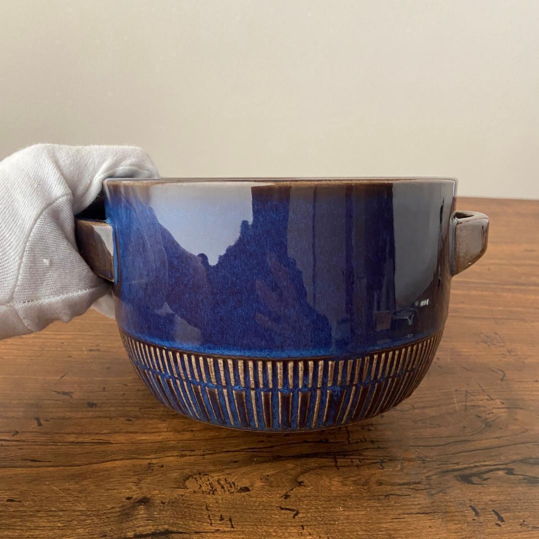 Gefle ゲフレ cosmos コスモス 蓋付 両手鍋 ブルー 青 北欧