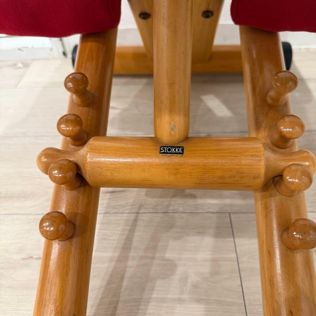 VARIER STOKKE ヴァリエール　ストッケ　バランスチェア　赤