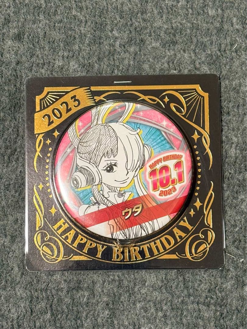 ONE PIECE(ワンピース) ウタ バースデー缶バッジ2023 - メルカリ